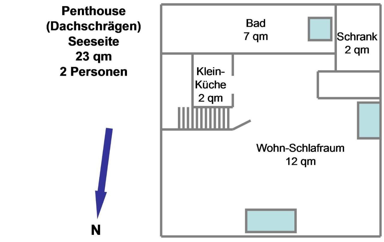 Dachgeschosswohnung Fuer 2 Personen Cuxhaven Exterior foto